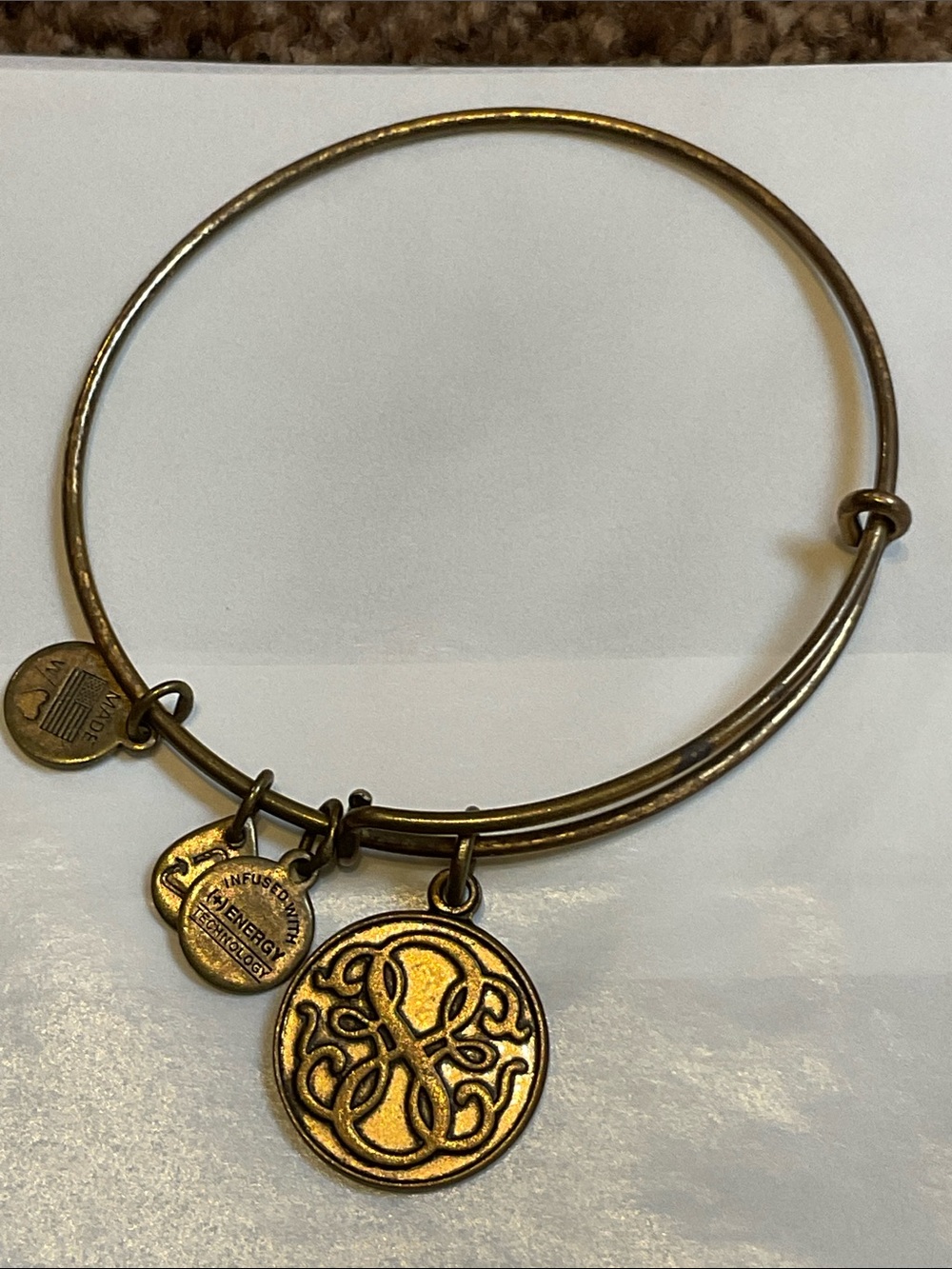 ** 2/$15 Alex and Ani Path of Life Bracelet – Gold Tone #2